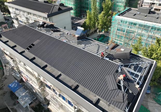 Onduline Duro 235 Grey roof in China