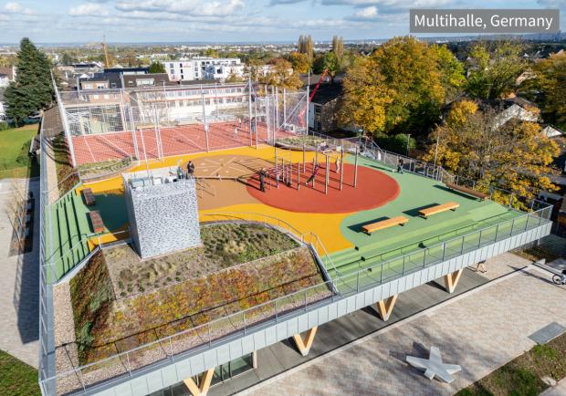 Multihalle Germany - Evalon waterproofing membrane