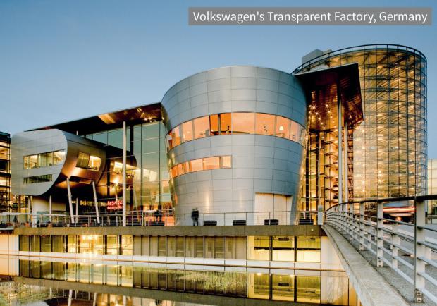 Volkswagen Transparent Factory in Germany - Evalon waterproofing membrane