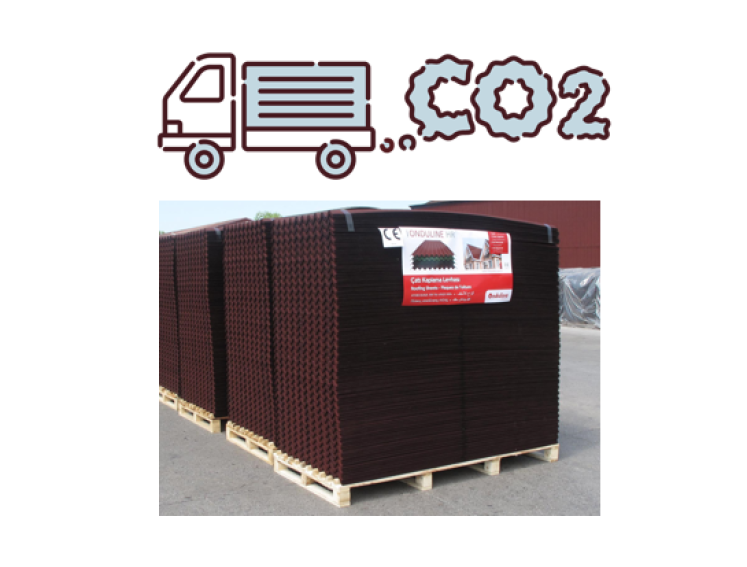 Using ONDULINE® sheets may contribute to reduce the carbon footprint 
